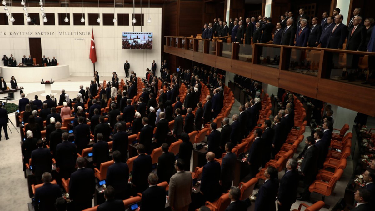 Det turkiska parlamentet. Arkivbild.